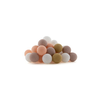 COTTON BALL LIGHTS Regular String Light - Flamingo