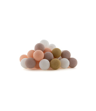 Cotton Ball Lights Regular Lichtslinger - Flamingo