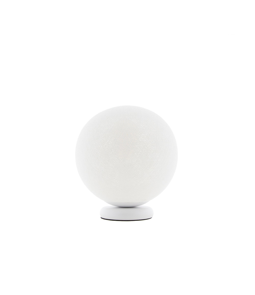Deluxe standing lamp low White Cotton Ball Lights