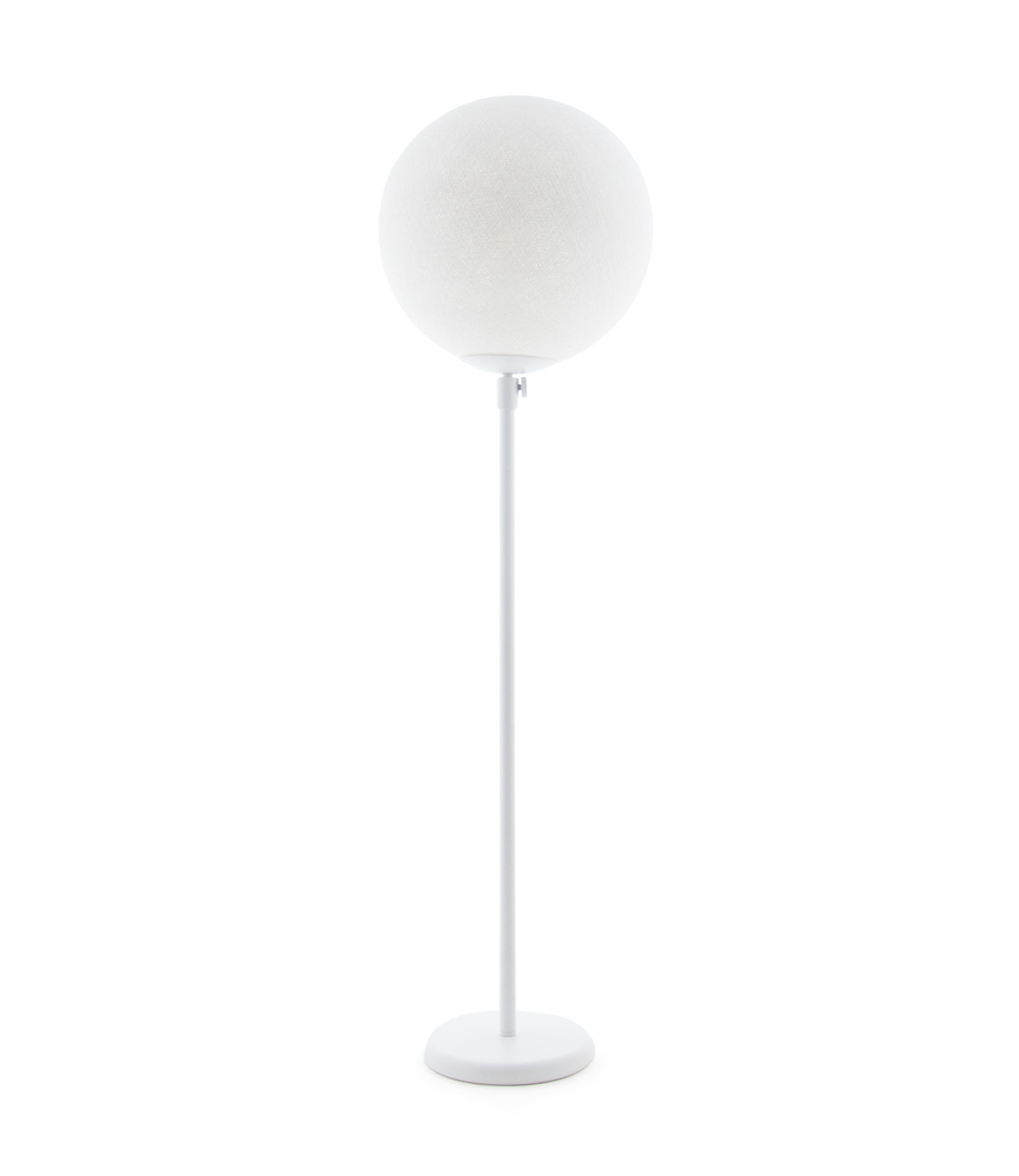 Deluxe staande lamp high - White
