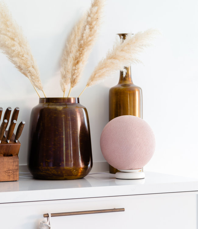 Deluxe standing lamp low - Mustard