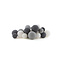 COTTON BALL LIGHTS Premium Light String - Strong Greys
