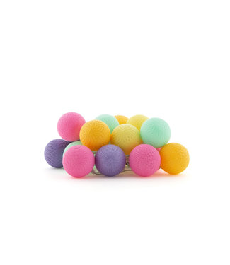 Cotton Ball Lights Outdoor String Light - Arco Iris