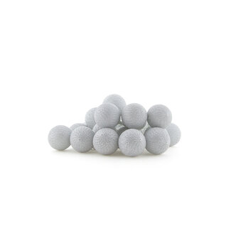 Cotton Ball Lights Outdoor String Light - Plata