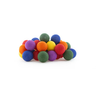 COTTON BALL LIGHTS Regular Lichtslinger - Rainbow