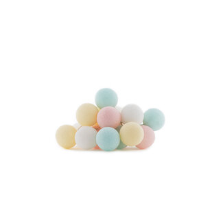 COTTON BALL LIGHTS Regular Lichterkette - Pastel