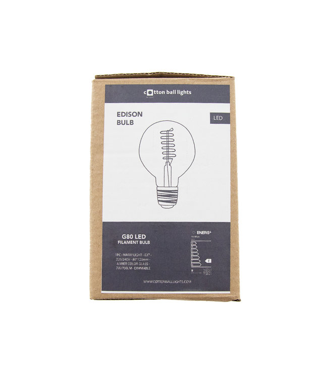 Lamp bulb 7W round spiral