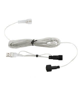 Cotton Ball Lights Outdoor leading cable + USB connector