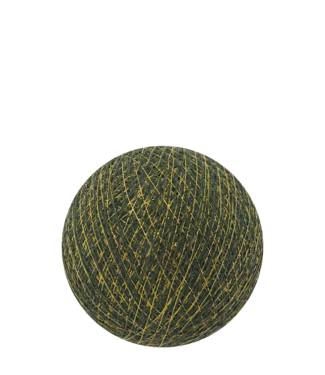 Cotton Ball Lights Indoor Sparkling Gold / Kaki