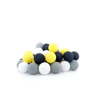 Cotton Ball Lights Limited edition Lichtslinger - Twisted Lemon