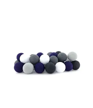 Cotton Ball Lights Limited edition Lichterkette - Purple Grey