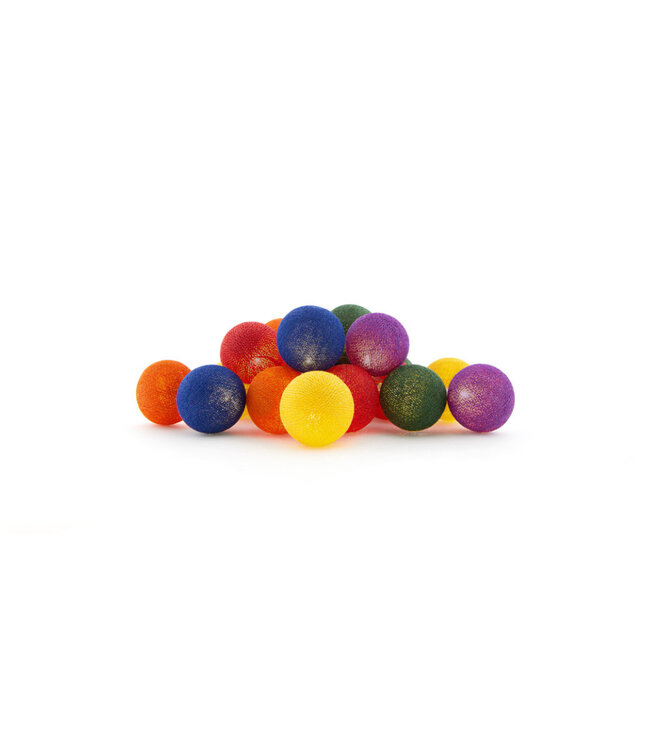 Cotton Ball Lights - Indoor lichtslinger - Rainbow