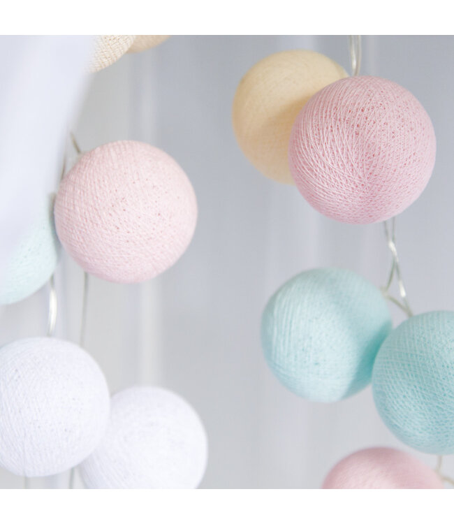 Cotton Ball Lights - Indoor lichtslinger - Pastel