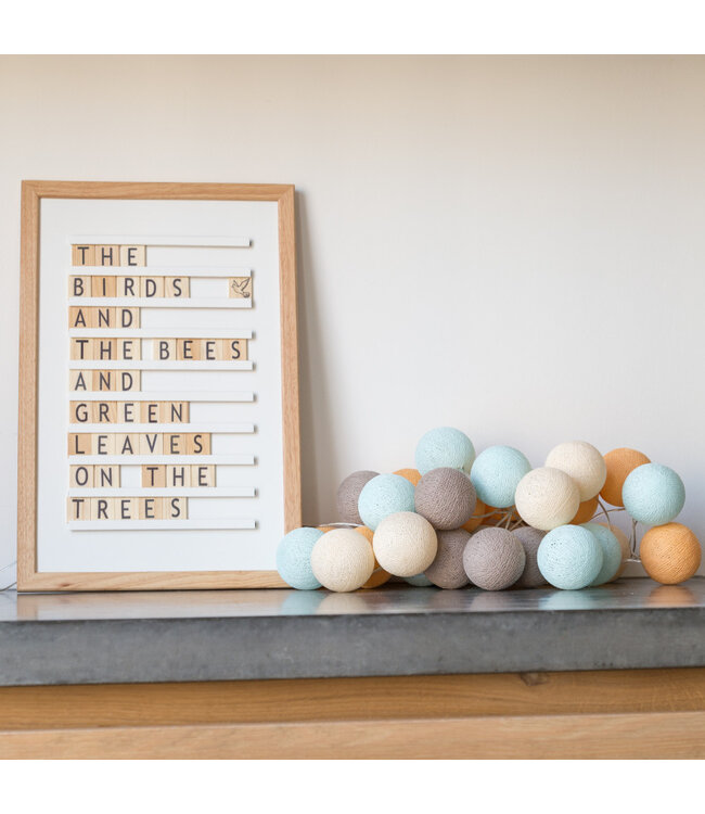 Cotton Ball Lights - indoor Regular lichtslinger - Beach - 20 lampjes