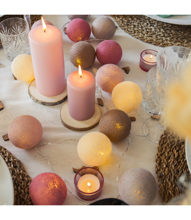 Cotton Ball Lights - Indoor lichtslinger - Beloved - 20 lampjes