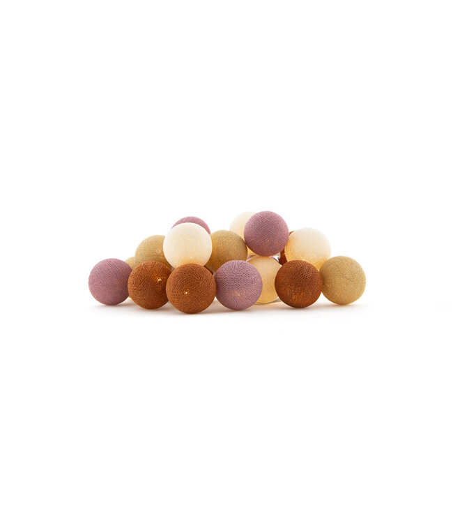 Cotton Ball Lights - Indoor lichtslinger - Rusty
