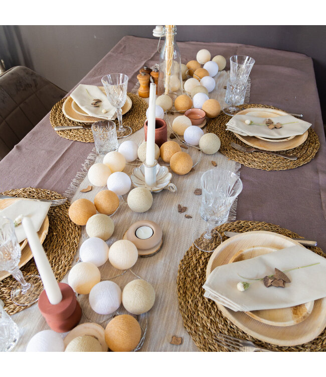 Cotton Ball Lights - Indoor lichtslinger - Creamy