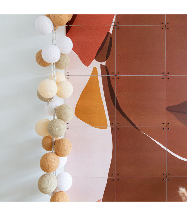 Cotton Ball Lights - Indoor lichtslinger - Creamy