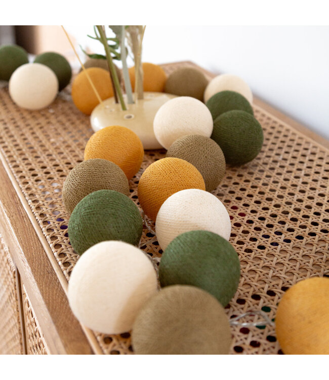Cotton Ball Lights - Indoor lichtslinger - Jungle - 20 lampjes