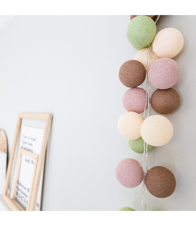 Cotton Ball Lights - Indoor lichtslinger - Paradise - 20 lampjes