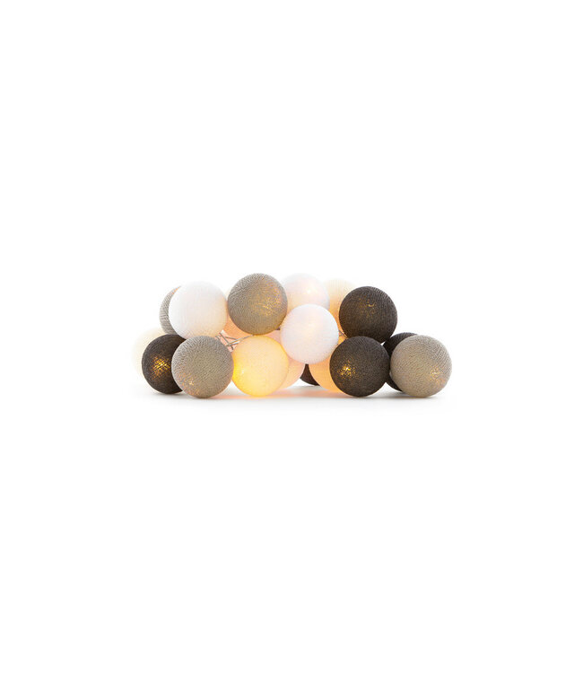 Cotton Ball Lights - Indoor lichtslinger - Taupe