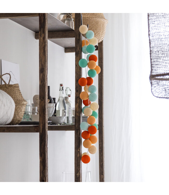 Cotton Ball Lights - indoor Regular lichtslinger - Sunset - 20 lampjes