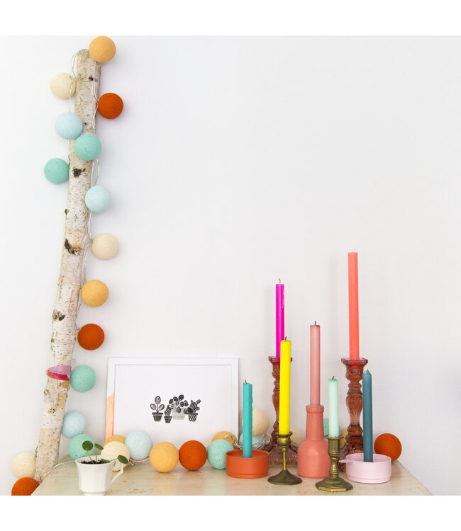 Cotton Ball Lights - indoor Regular lichtslinger - Sunset - 20 lampjes