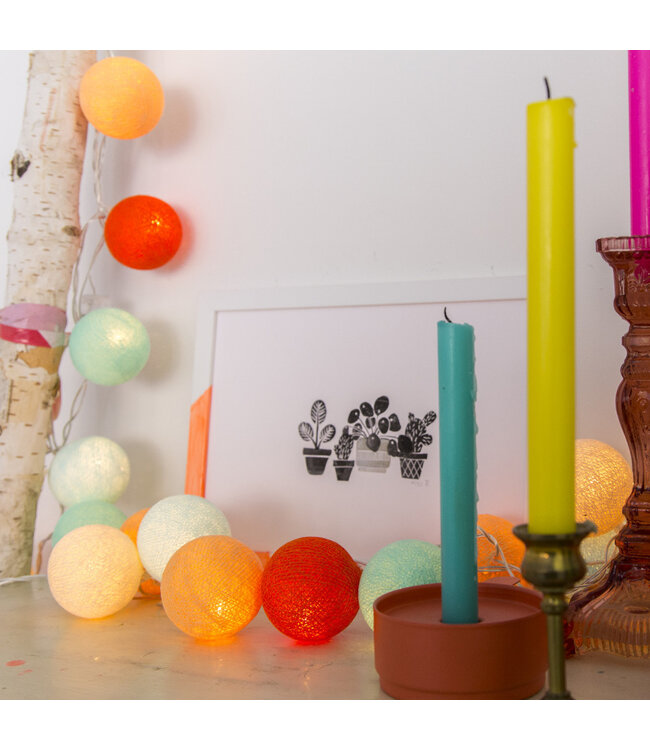 Cotton Ball Lights - indoor Regular lichtslinger - Sunset - 20 lampjes