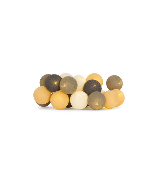 Cotton Ball Lights - Indoor lichtslinger - Clay