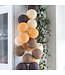 Cotton Ball Lights - Indoor lichtslinger - Clay - 20 lampjes