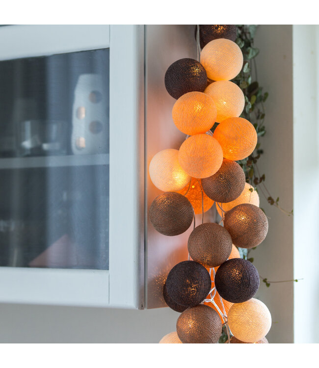 Cotton Ball Lights - Indoor lichtslinger - Clay