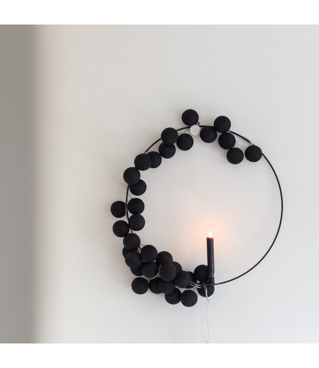 Cotton Ball Lights - indoor lichtslinger - Black