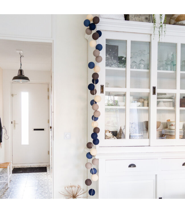 Regular String Light - Steel Blue