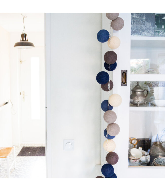 Regular String Light - Steel Blue