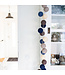 Cotton Ball Lights - Indoor lichtslinger - Steel Blue - 20 lampjes