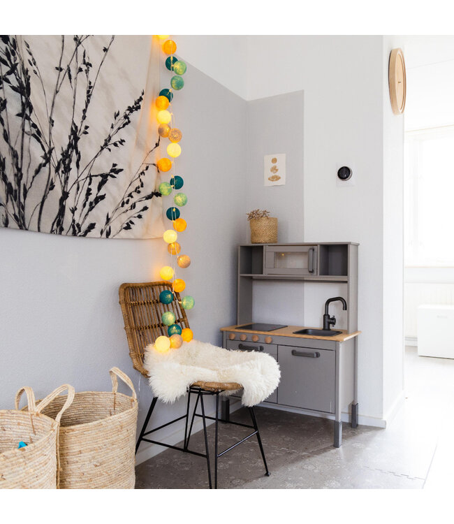 Cotton Ball Lights - Indoor lichtslinger - Pacific - 20 lampjes