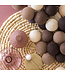 Cotton Ball Lights - Indoor lichtslinger - Brown - 20 lampjes