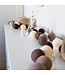 Cotton Ball Lights - Indoor lichtslinger - Brown - 20 lampjes