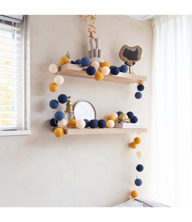 Cotton Ball Lights - Indoor lichtslinger - Galaxy - 20 lampjes