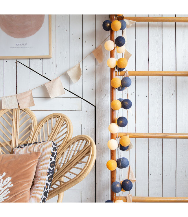Cotton Ball Lights - Indoor lichtslinger - Galaxy - 20 lampjes