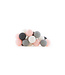 Cotton Ball Lights - Indoor lichtslinger - Pink/Grey