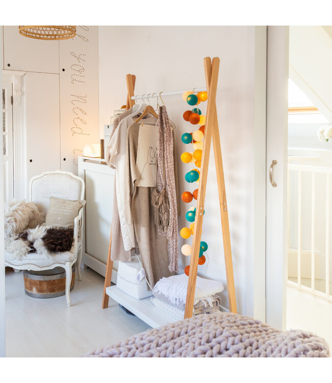 Cotton Ball Lights - Indoor lichtslinger - Indian Summer - 20 lampjes