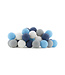 Cotton Ball Lights - Indoor lichtslinger - Sailor Blue - 20 lampjes