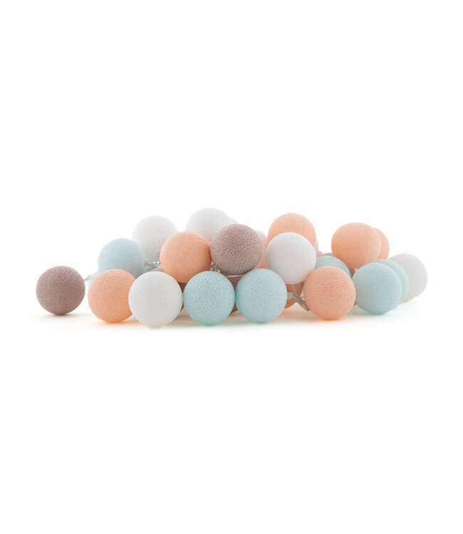 Cotton Ball Lights - Indoor lichtslinger - Macaron