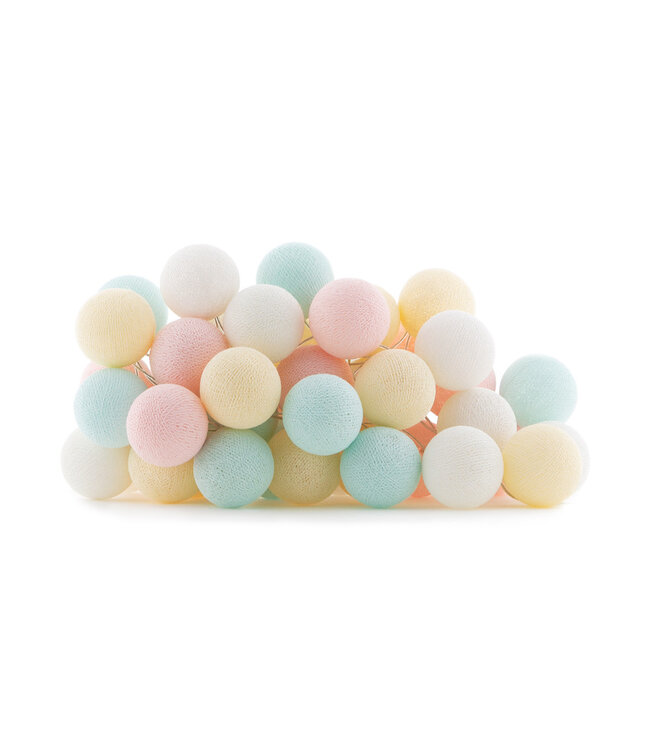 Cotton Ball Lights - Indoor lichtslinger - Pastel