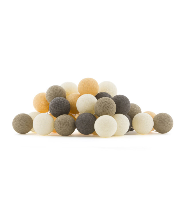 Cotton Ball Lights - Indoor lichtslinger - Clay