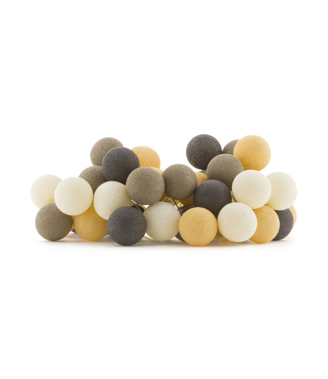 Cotton Ball Lights - Indoor lichtslinger - Clay