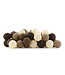 Cotton Ball Lights - Indoor lichtslinger - Brown - 20 lampjes