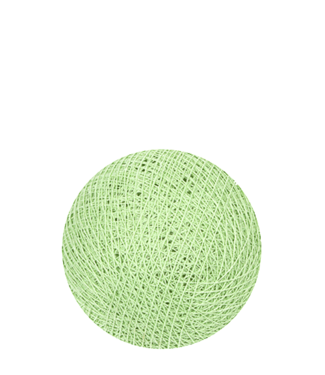 Cotton Ball Lights Indoor Powder Green