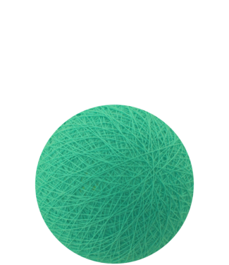 Cotton Ball Lights Outdoor Sea Green